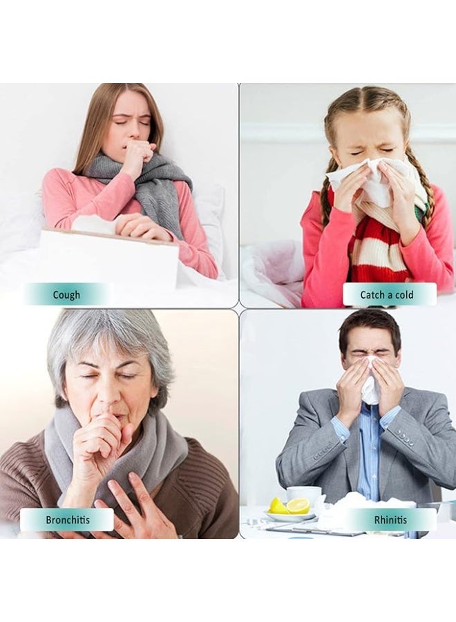 Portable Ultrasonic Aerosol Inhaler – Silent Inhalation Device for Children & Adults with Masks and Nozzle – Low-Noise Design for Home Use - Image 3