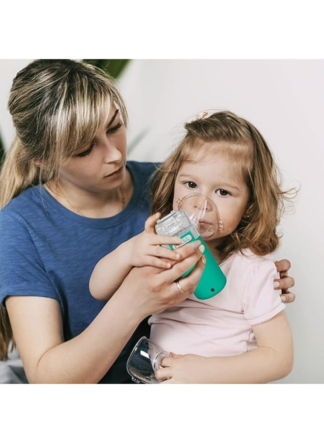 Portable Ultrasonic Aerosol Inhaler – Silent Inhalation Device for Children & Adults with Masks and Nozzle – Low-Noise Design for Home Use - Image 4