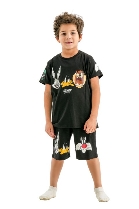 بيجامة اطفالي قطعتين 
توب + شورت