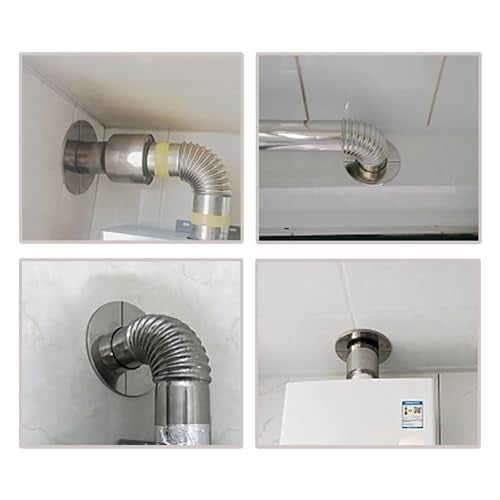 FOCMKEAS 6Pcs Wall Split Flange, Fit 0.87"(22mm) Diameter Pipe Stainless Steel Round Escutcheon Plate Wall-mounted Water Pipe Cover Accessories, Sliver - Image 5