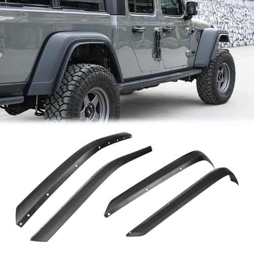 Z8 4PCS Fenders Compatible with 20202024 Jeep Wrangler Gladiator JT Mojave Rubicon OffRoad Wheel Fender LinerOnly Fit High Clearance Fender Flares - Image 1