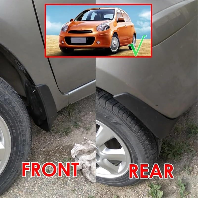 DEMULAX Mud Flaps for Nissan Micra and March K13 - Image 3