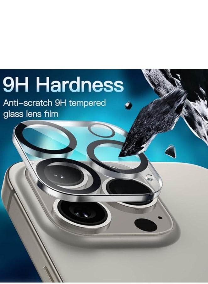 Devon iPhone 16 Pro Tempered Glass Camera Lens Protector Film for Daily Use Durable Scratch Resistant - Image 5