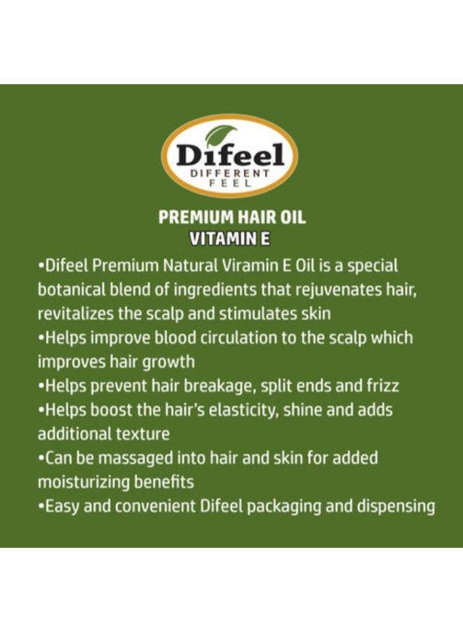 difeel 99% Natural Vitamin E Premium Hair Oil | Nourishes & Strengthen Hairs, (Pack of 2 x 75ml Each) - Image 3