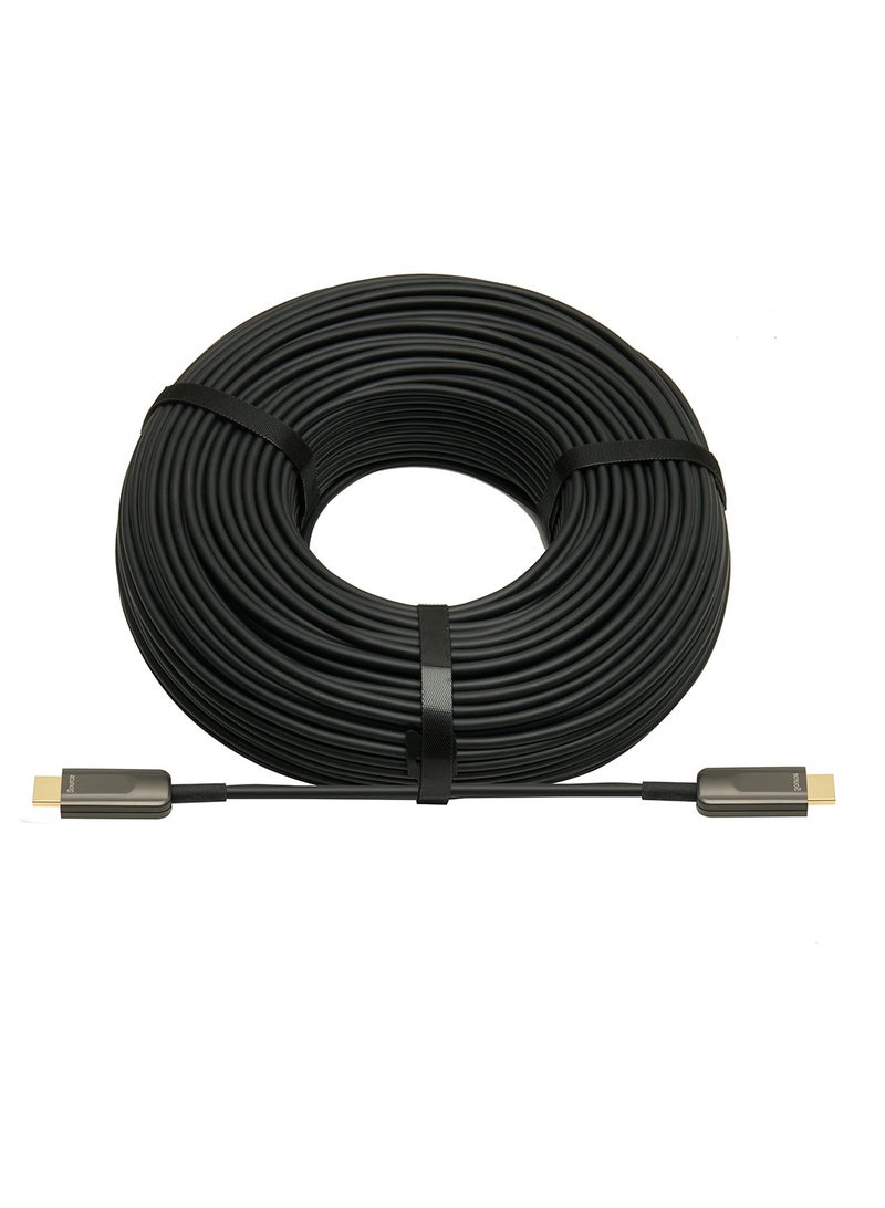 كابل HDMI 8K من الألياف الضوئية بطول 98 قدمًا/30 مترًا، كابل HDMI 2.1 نشط فائق السرعة 48 جيجابت في الثانية يدعم 8K بتردد 60 هرتز، و4K بتردد 120 هرتز، وHDR ديناميكي، وeARC، وDolby Atmos  - Image 5