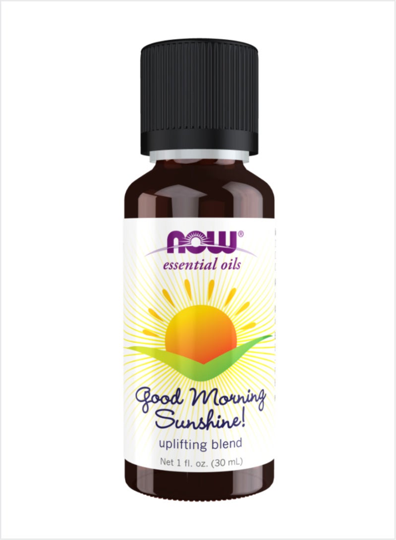 NOW Good Morning Sunshine Oil - Energizing Citrus Blend, 30ml