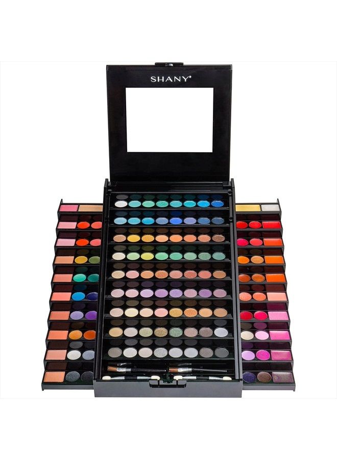 Shany Elevated Essentials Makeup Set - All-in-One Makeup Kit with 72 Eyeshadows, 28 Lip Colors, 18 Gel Eyeliners, 10 Blushes, 1 Eye Primer, and 1 Cream Concealer - Image 2