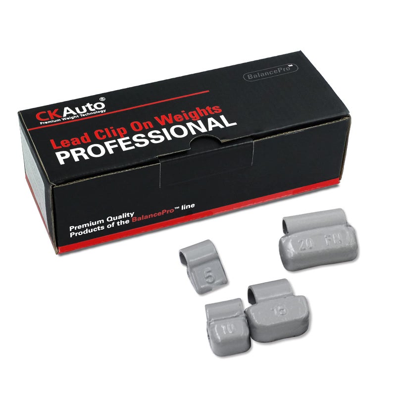 CKAuto FN Series Coated Lead Clip On Wheel Weights 5g 10g 15g 20g 25pcs for Each Style