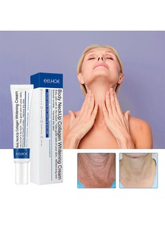 EELHOE Body Neckup Collagen Whitening Cream, Tightening And Lifting Loose Skin, Reduce Wrinkles, Skin Brightening, Reduce MelaninPrecipitation, Boosts CollagenProduction, Skin Tightening, 20G  - Image 2