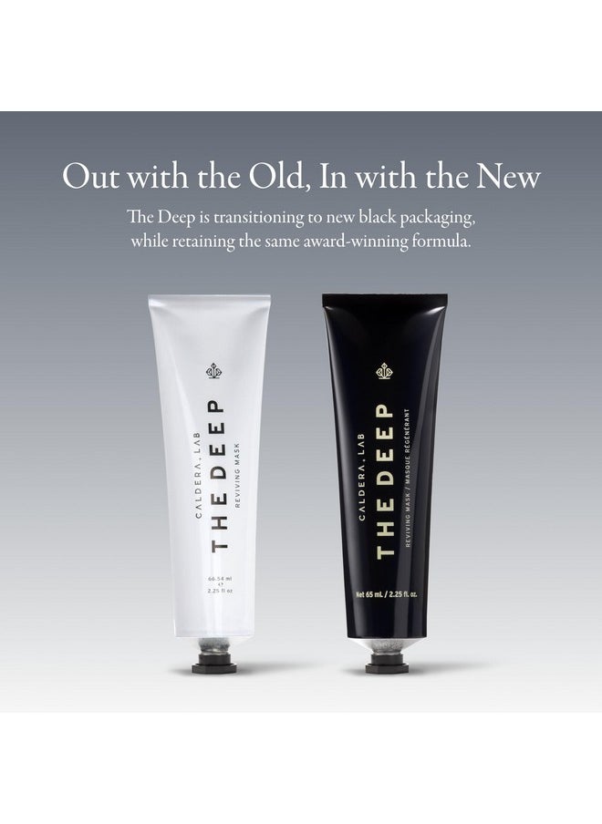 Caldera + Lab Caldera + Lab The Deep | Men's Organic Hydrating Clay Face Mask for Dry, Sensitive, & Normal Skin - Vegan, Natural & Antioxidant Packed Exfoliating Skincare Facial Treatment  - Image 2