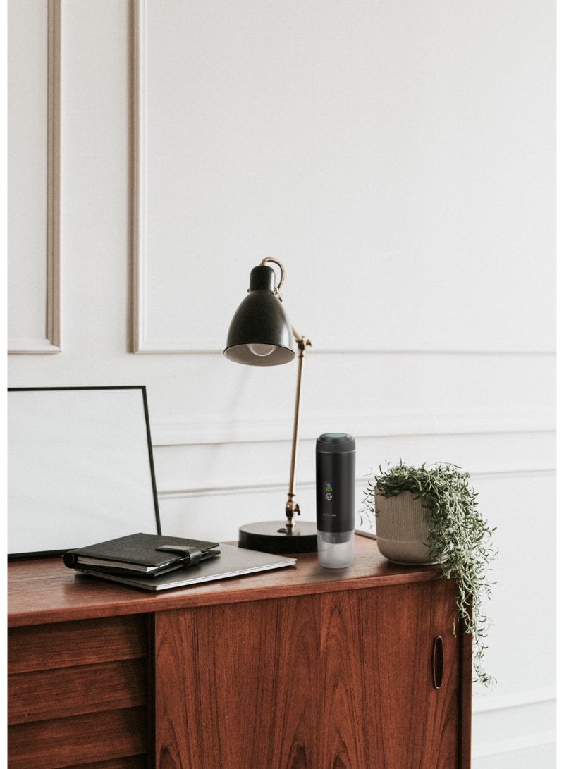 GREEN LION CAFFEX Coffee Maker 72W with Hot and Cold Extraction / 150mL Cup Capacity / 20 Bar Pump Pressure / 80mL Water Tank / 70 Sec Extraction / 4-5 Min Heating Time / Type-C Charging / LED Display - Black - Image 5