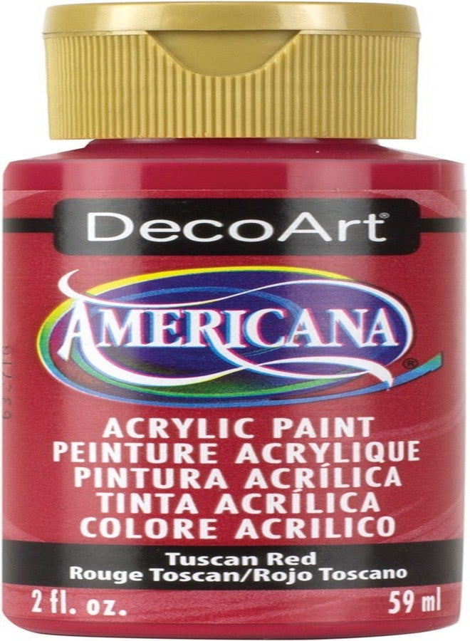 DecoArt Americana Acrylic Paint, 2-Ounce, Tuscan Red - Image 1