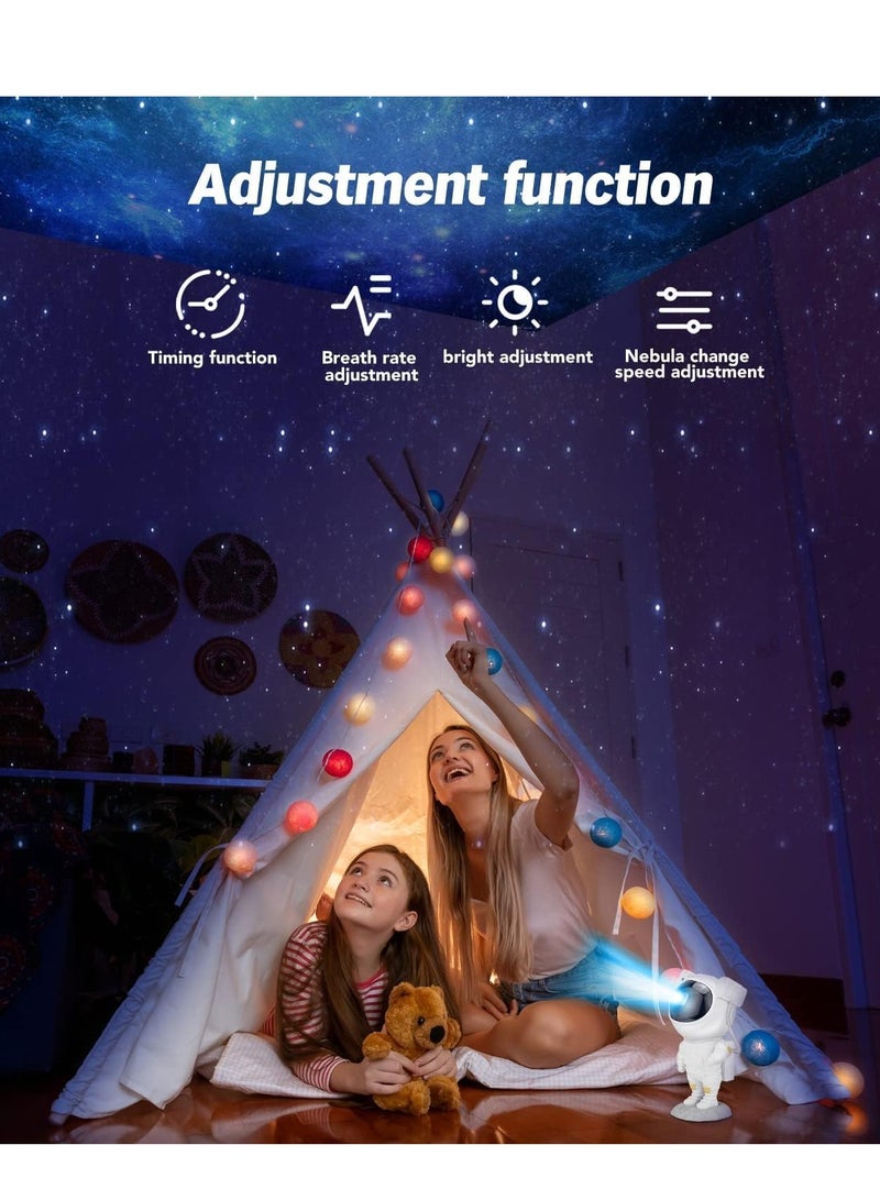 ELTRAZONE Star Projector Night Lights,Kids Room Decor Aesthetic,Tiktok Astronaut Nebula Galaxy Projector Night Light,Remote Control Timing and 360°Rotation Magnetic Head,Lights - Image 3