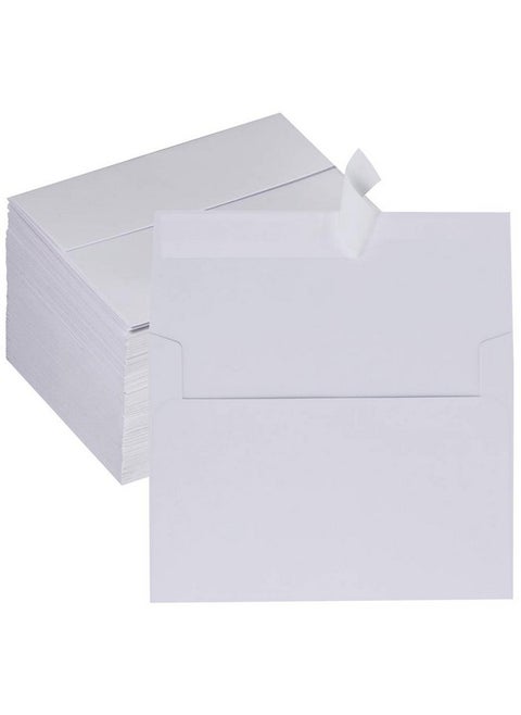 150 Pcs Bulk A2 Invitation Envelopes In White Peel & Press Self Seal 4 3/8 X 5 3/4 Envelopes Rsvp Return Envelopes 95Lbs. Paper Stock For Wedding Party Invitations Announcement Greeting Cards