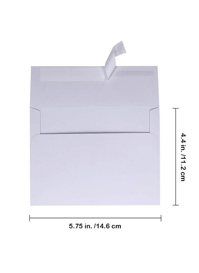 Supla - 150 Pcs Bulk A2 Invitation Envelopes In White Peel & Press Self Seal 4 3/8 X 5 3/4 Envelopes Rsvp Return Envelopes 95Lbs. Paper Stock For Wedding Party Invitations Announcement Greeting Cards - Image 1