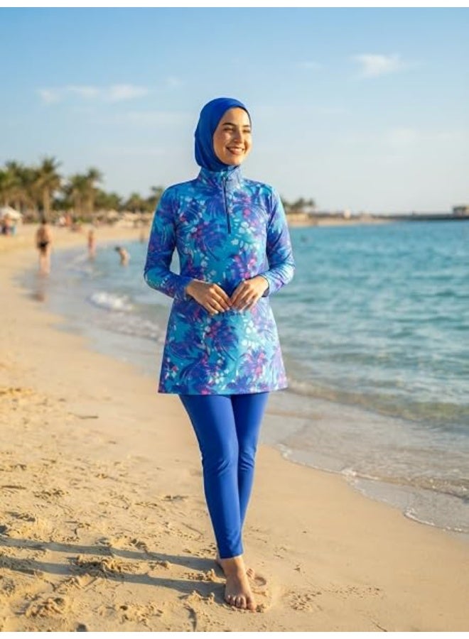 مايوه بحر حريمي بوركيني – بخامة سريعة الجفاف ومناسبة للرحلات والسباحة ( كود 516) - Image 2