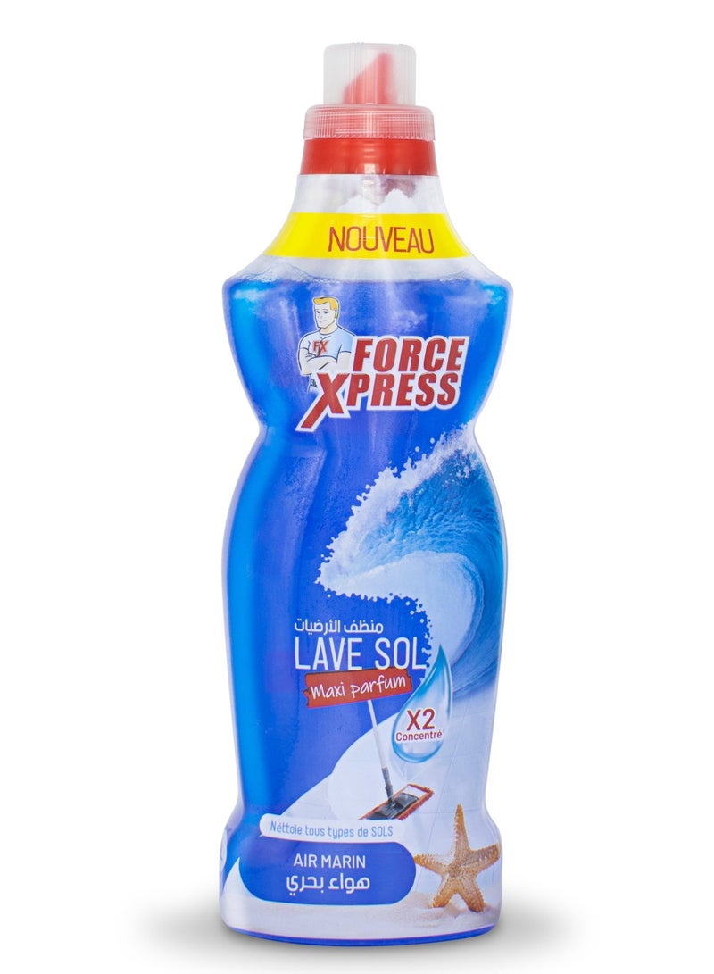Force Xpress Floor Cleaner Marine Air x2 Concentrate 1L - Image 1