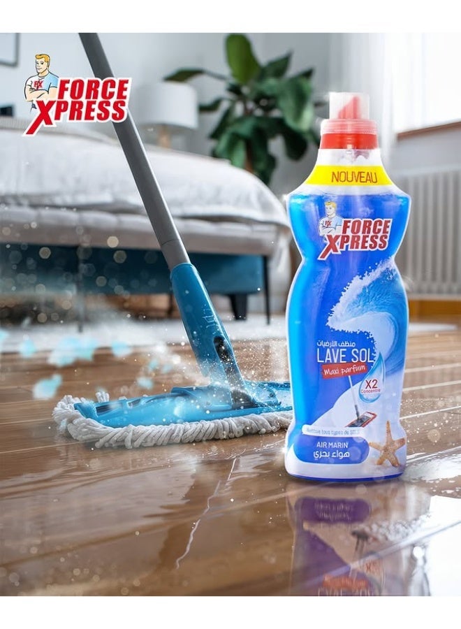 Force Xpress Floor Cleaner Marine Air x2 Concentrate 1L - Image 2
