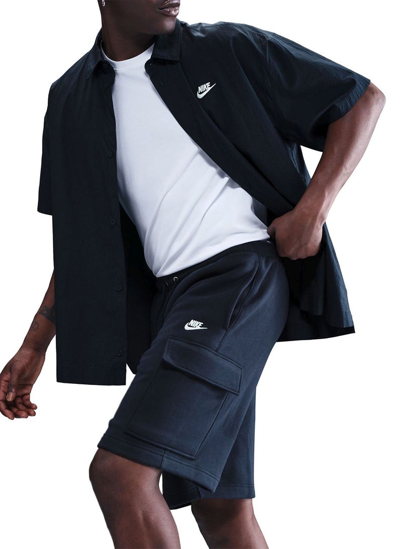 Nike Club Fleece Cargo Shorts - Image 4