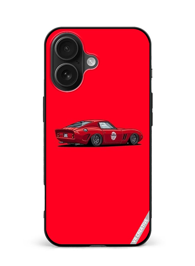 Protective Case Cover For Apple iPhone 16 Plus Car Design Multicolour