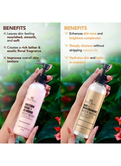Botanic Hearth Botanic Hearth Oat Niacinamide and British Rose Almond Body Wash 245 ml each  - Image 3
