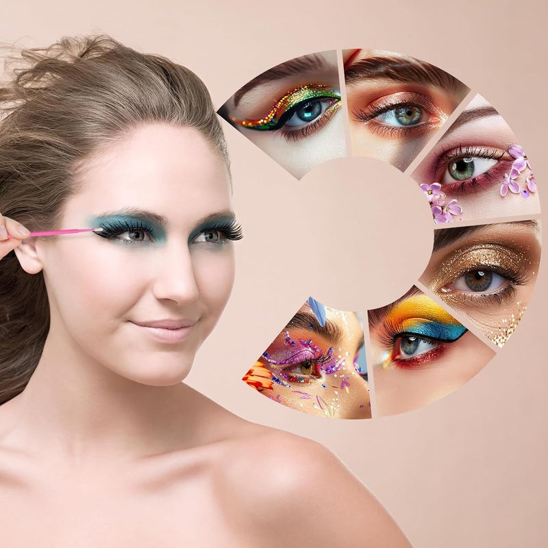 eyxformula 1000 قطعة فرش تطبيق دقيقة لميكروبلايدينغ مسحات قطنية لتمديد الرموش مستلزمات تجميل دقيقة لتطبيقات مكياج دائم وتثبيت الحواجب وسيروم الرموش - Image 4