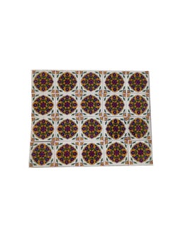 Shiv Kripa Blue Pottery Shiv Kripa Blue Art Pottery Classic Decorative Interior Exterior Flooring Wall Ceramic 2 x 2 inch Tiles Pack of 20 Tiles BlueYellow Multi 