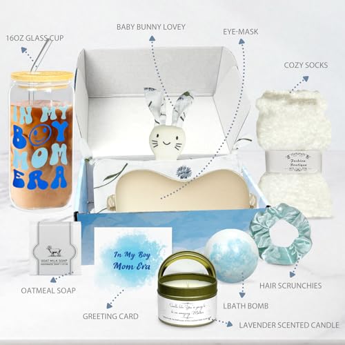 MHSMHL Boy Mom Gifts for New Mom Gifts for Women After Birth Pregnancy First Mothers Day Gift Care Package After Baby Gift for moms To Be Set Box for Expecting Moms new mama Mommy Essentials - Image 2