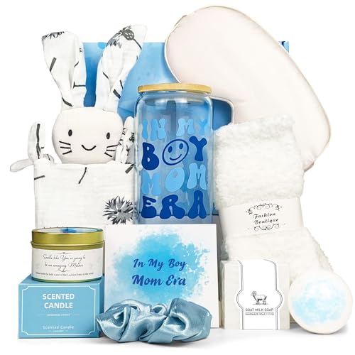 MHSMHL Boy Mom Gifts for New Mom Gifts for Women After Birth Pregnancy First Mothers Day Gift Care Package After Baby Gift for moms To Be Set Box for Expecting Moms new mama Mommy Essentials - Image 1