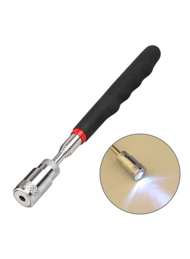 Magnetic Telescoping Pickup Tool with LED light, Stainless Steel Magnet Stick Pick Up Tool, Magnetic Retrieval Tool for Hard to Reach Places, Magnet Sticks, 8LB, Gifts For Men, Dad, Handyman - Image 1