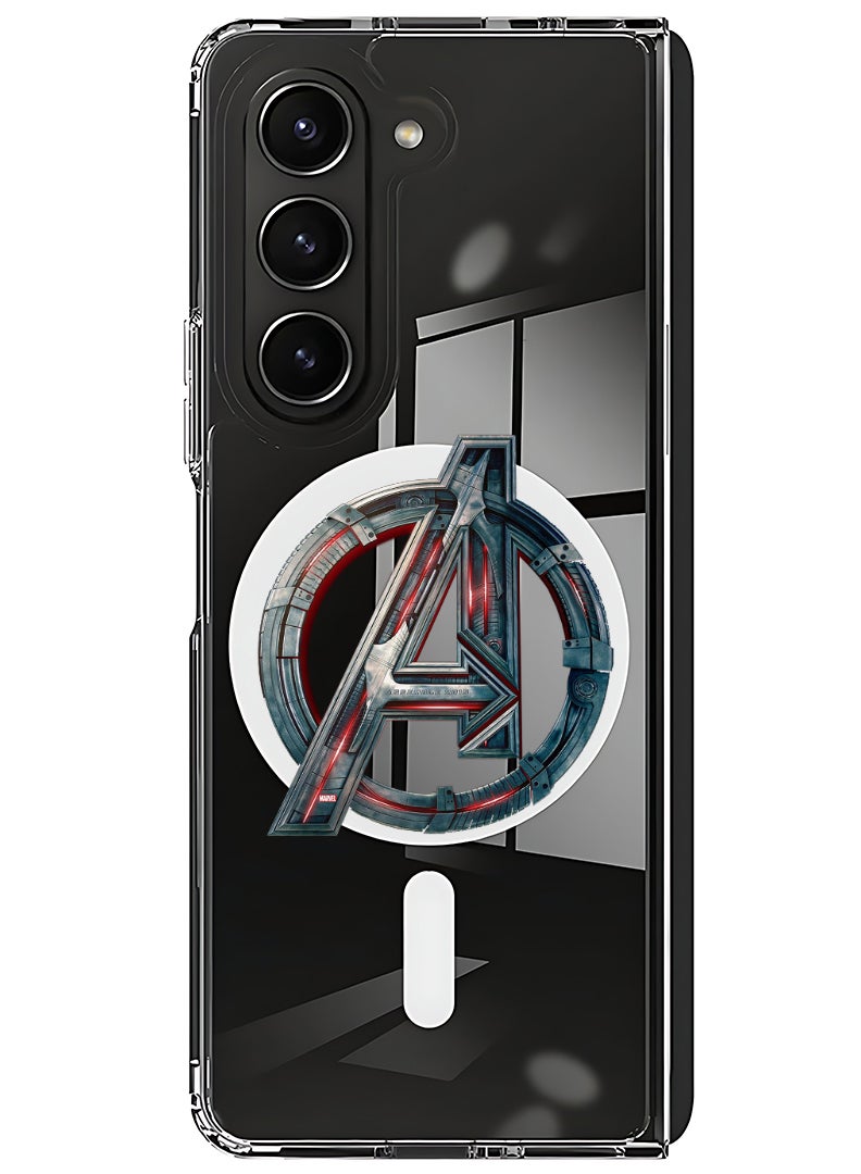 Theodor Magnetic Case for Samsung Galaxy Z Fold 6 Compatible with MagSafe Wireless Charging, Shockproof Phone Bumper Cover avenger-logo - Image 1