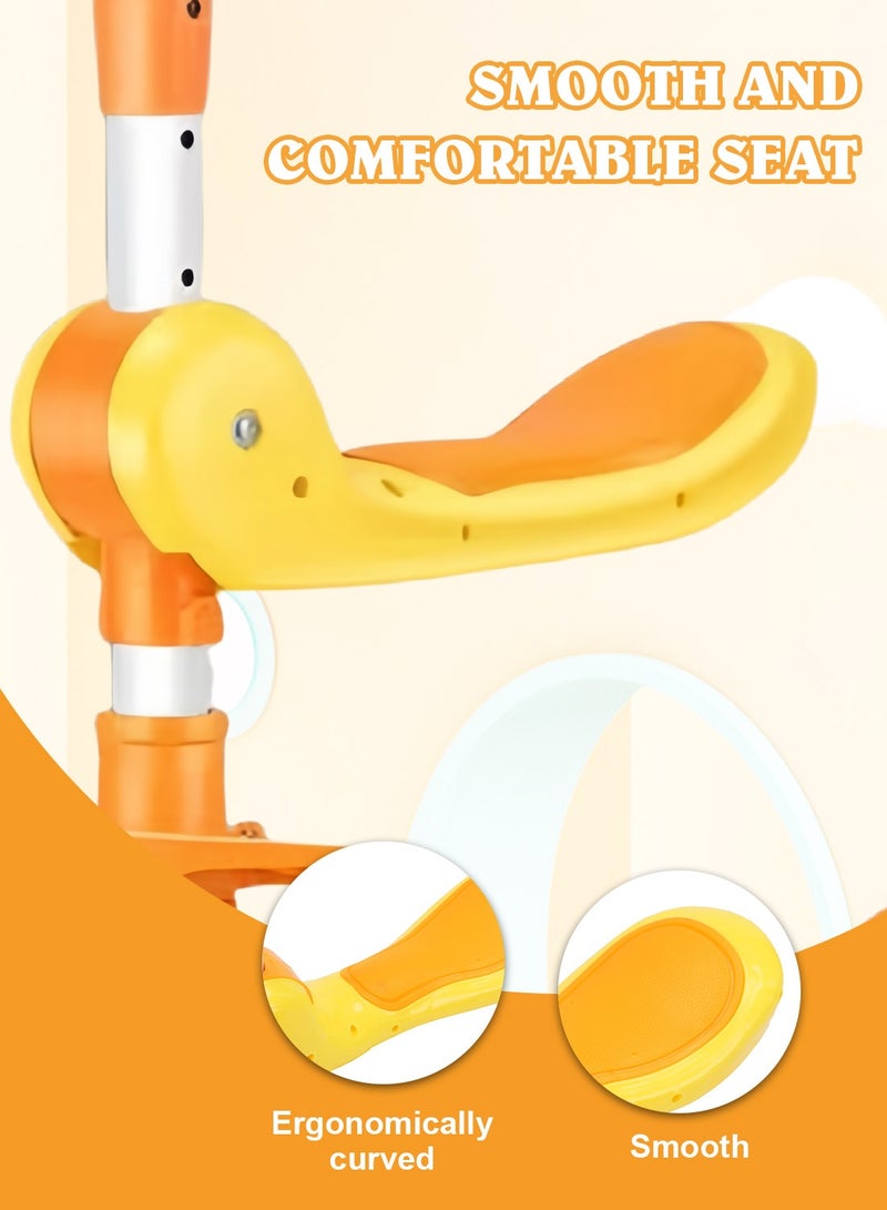 Sharpdo 3 in 1 Kids Kick Scooter, with Flashing Wheel and Adjustable Height, Foldable Scooter Outdoor Activities, for 2-12 Year Boys and Girls - Image 3