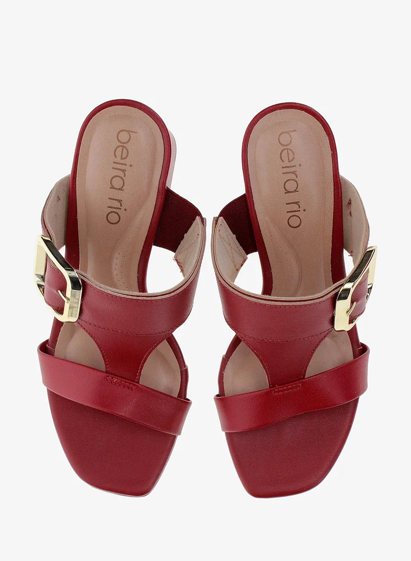 Beira Rio Cherry Beira Rio Women’s Mid Heel Sandals – Stylish Everyday Wear with Comfortable Support for Women | Best Price UAE