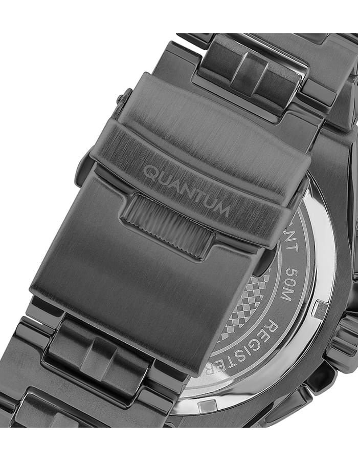 Quantum Men's Metal Multi Function Watch HNG889.050 - 45 mm - Image 3