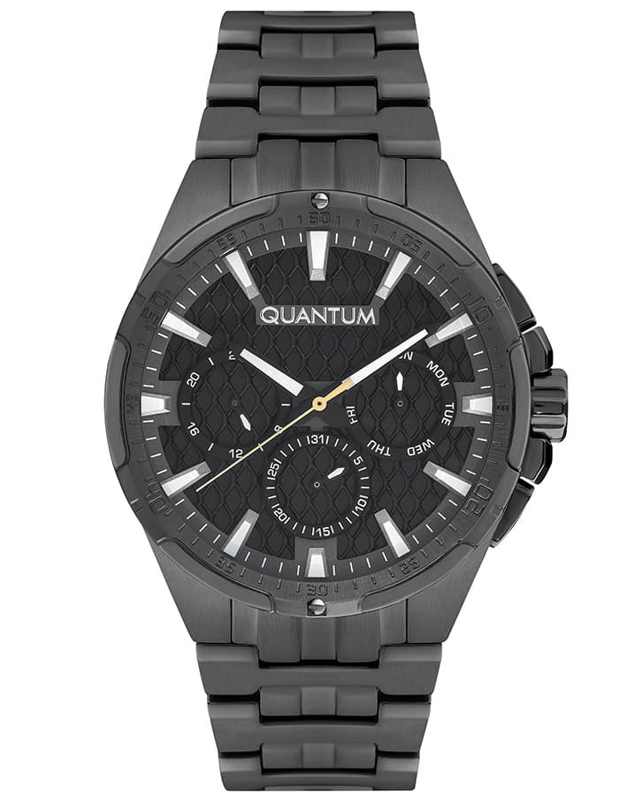 Quantum Men's Metal Multi Function Watch HNG889.050 - 45 mm - Image 1