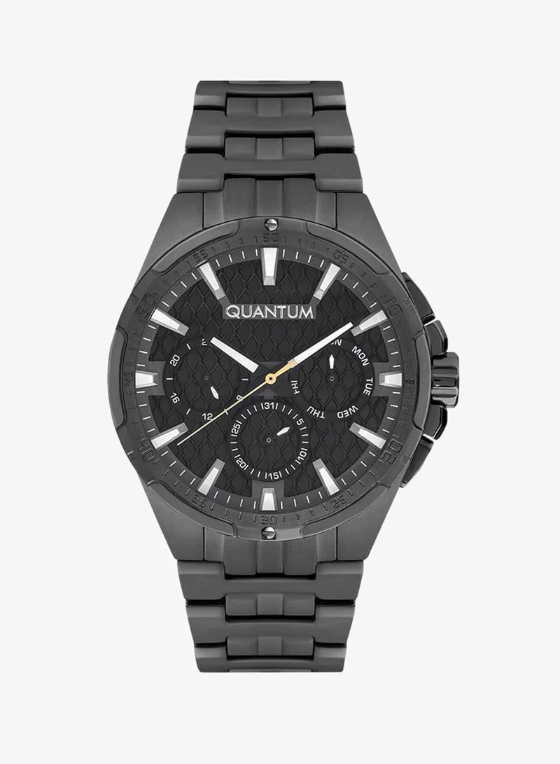 Quantum Men's Metal Multi Function Watch HNG889.050 - 45 mm