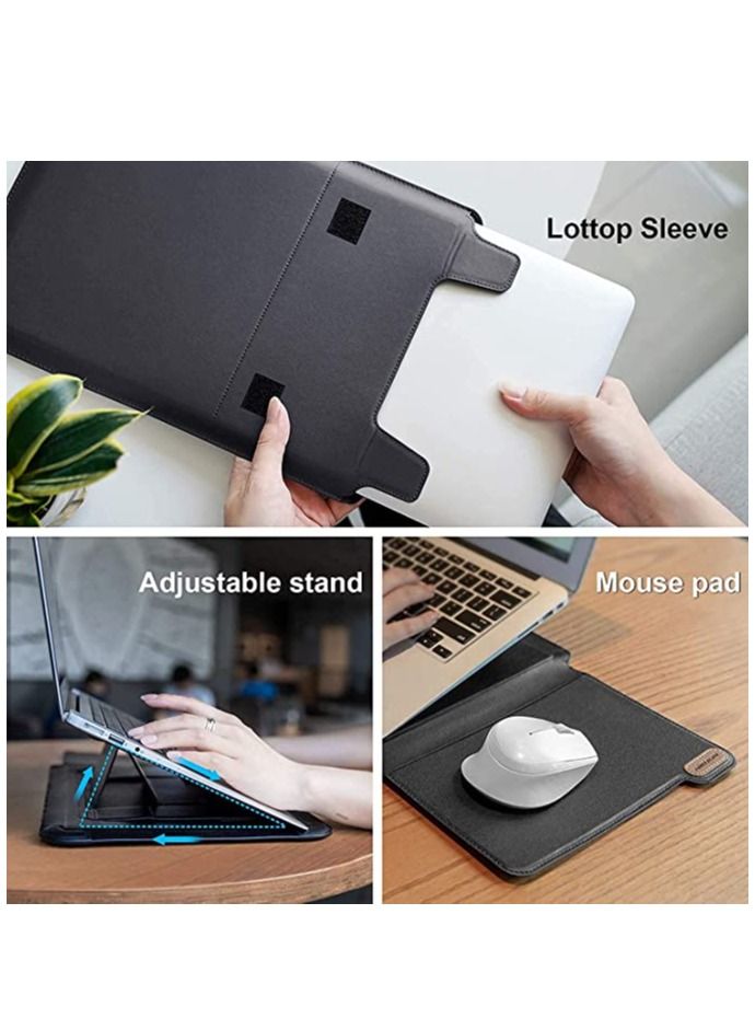 Nillkin 14Inch Laptop Sleeve Laptop Case with Stand Function, Computer Shockproof Bag with Mouse Pad Laptop bag  - Image 2