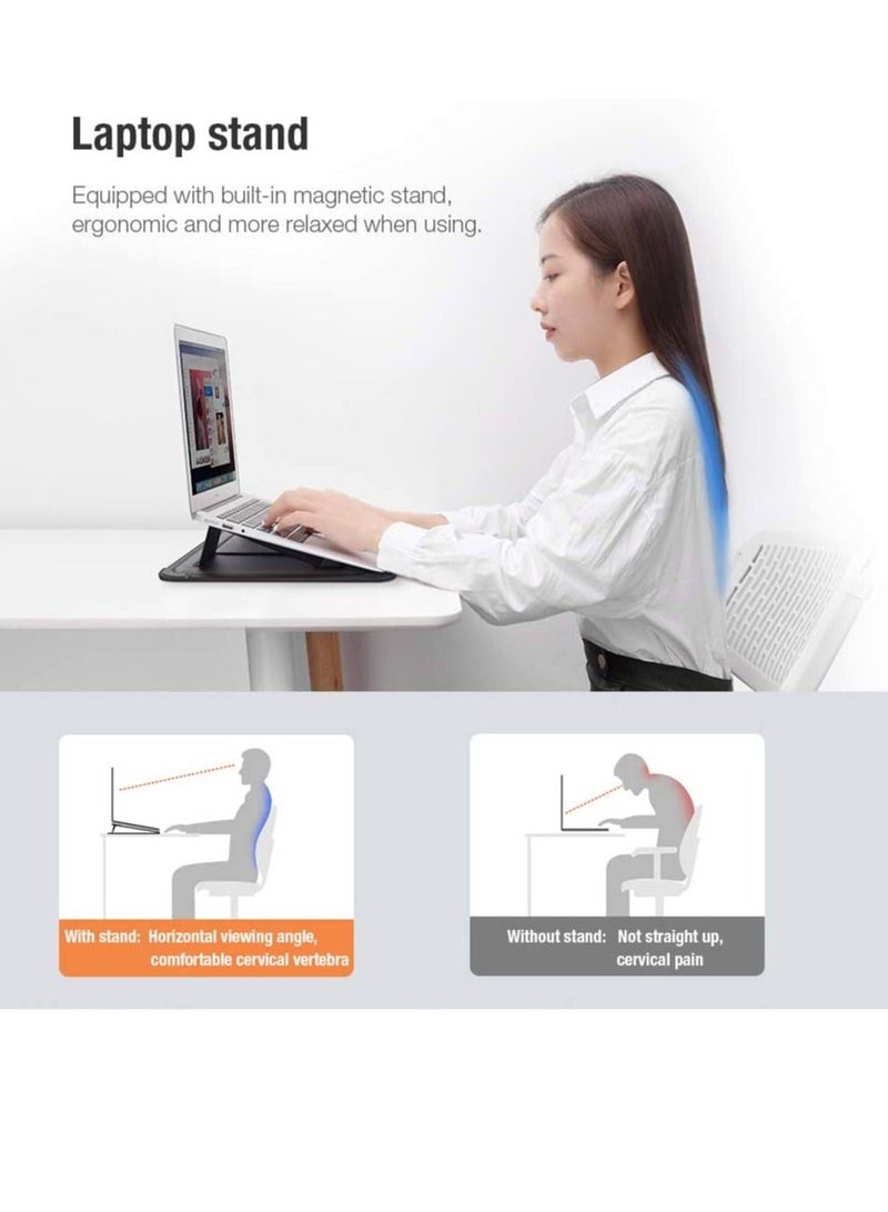 Nillkin 14Inch Laptop Sleeve Laptop Case with Stand Function, Computer Shockproof Bag with Mouse Pad Laptop bag  - Image 3