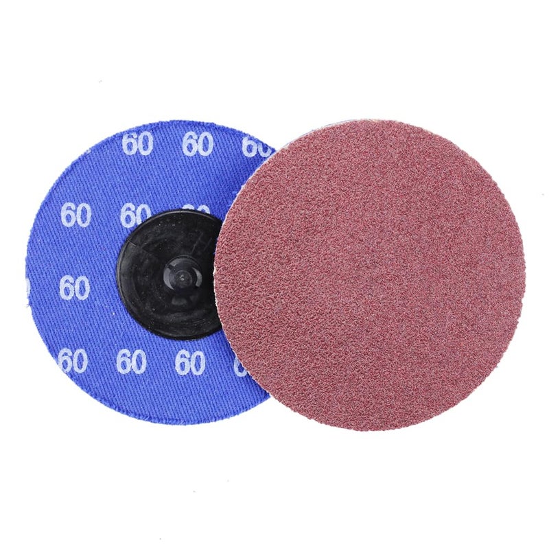 BHA Aluminum Oxide Quick Change Sanding Discs, 3", 60 Grit - 25 Pack - Image 2