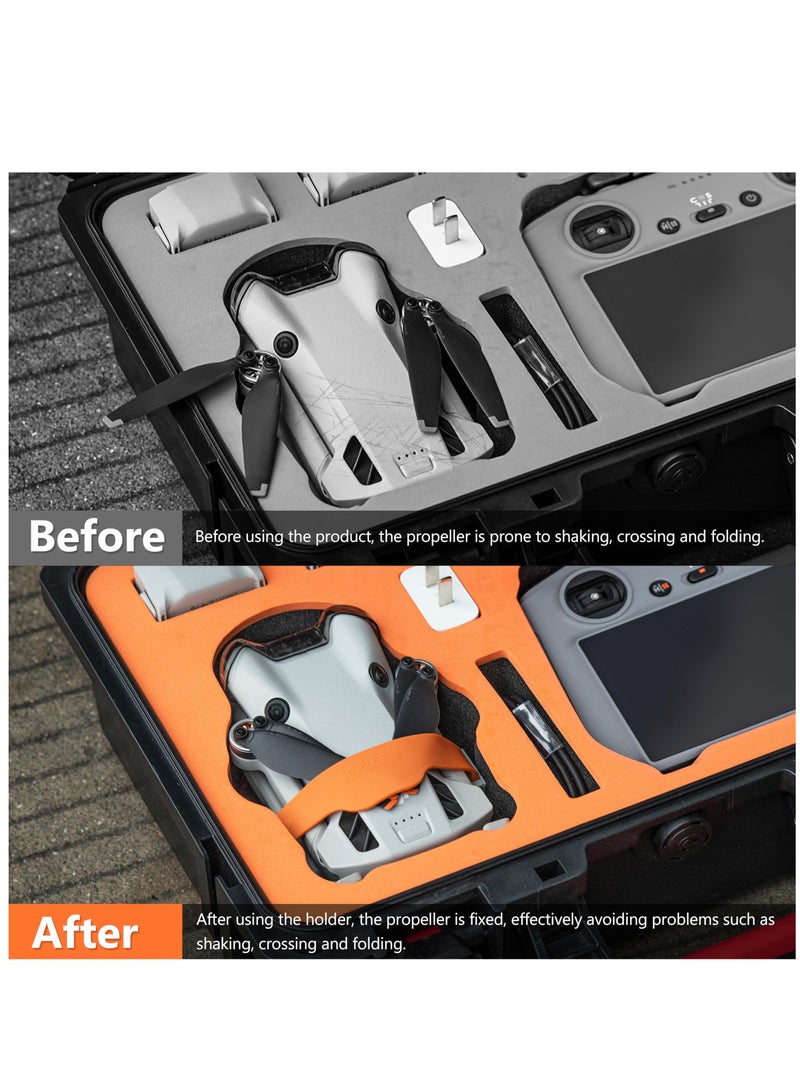 Excefore Mini 4 Pro Propeller Holder, Propeller Guard Strap for DJI Mini 4 Pro Drone Propellers,Protector Stabilizer and Propellers Fixator - Image 3