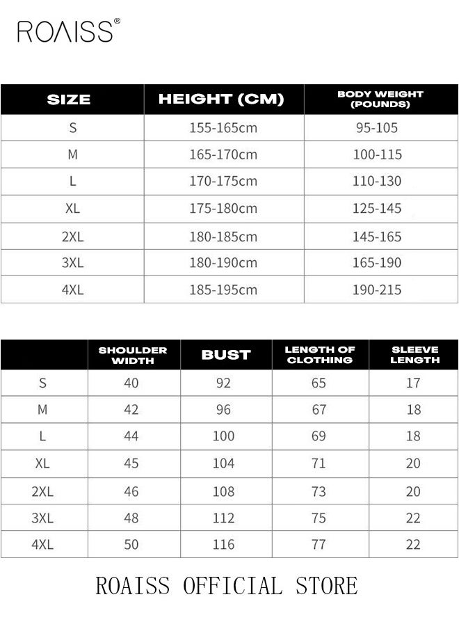 roaiss - Man's T-shirt Regular Fit Trendy All-Match Pattern Printing Short Sleeves - Image 1