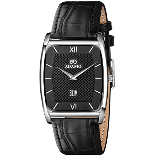 ADAMO Designer Black Dial Men's & Boy's Watch AD71SL02 - Image 1