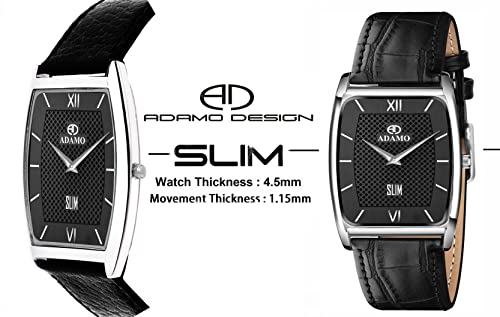ADAMO Designer Black Dial Men's & Boy's Watch AD71SL02 - Image 2