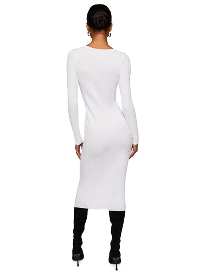 FOREVER 21 Long-Sleeve Midi Sweater Dress - Image 4