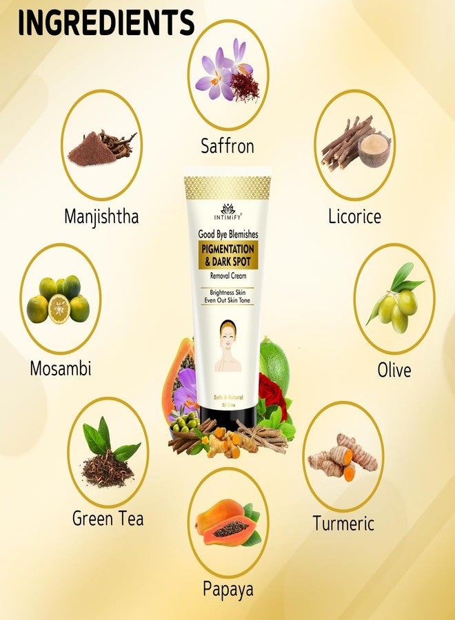INTIMIFY كريم إنتيميفاي لإزالة البقع الداكنة والتصبغات، كريم لإزالة الشوائب للنساء والرجال 50 غرام (عبوة واحدة) - Image 4