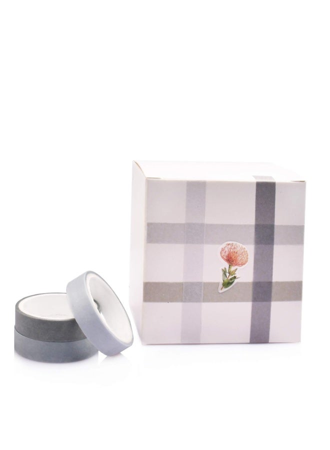 8Rolls Washi Tape Set,Decorative Solid Color Natural Masking Tape Sets for Craft,Kids,Scrapbook,DIY,Gift Wrapping - Image 5