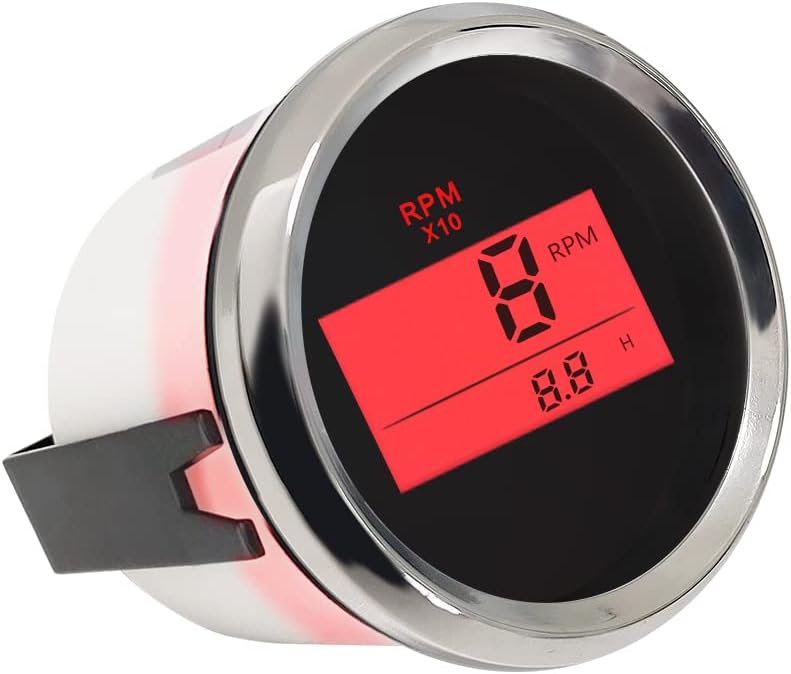 ELING Universal Digital Tachometer with Hour Meter - Image 2