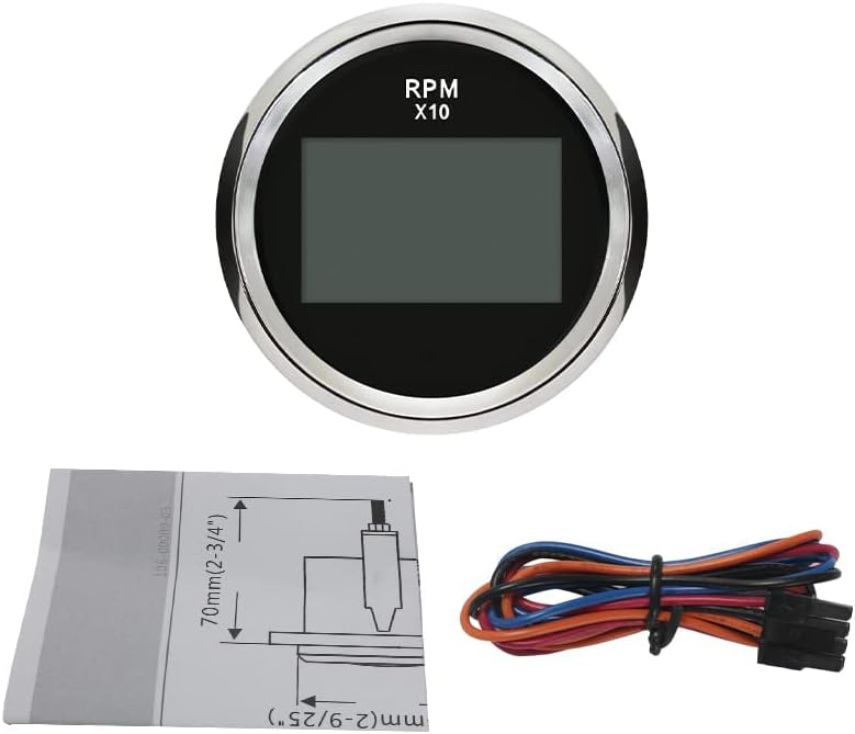ELING Universal Digital Tachometer with Hour Meter - Image 5