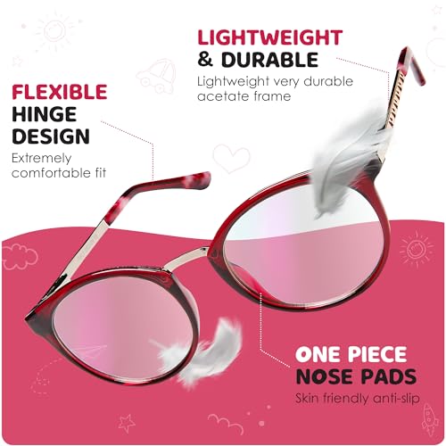 Prospek Blue Light Glasses for Kids, High Optical Quality Clear Lenses, JULIET. Computer Blue Light Blocking Glasses for Children 5-12y.o - Image 4