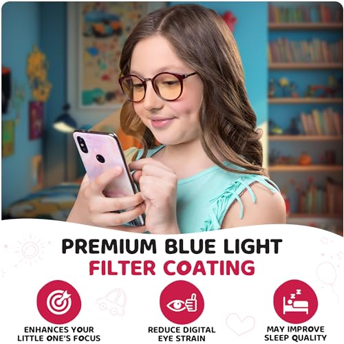 Prospek Blue Light Glasses for Kids, High Optical Quality Clear Lenses, JULIET. Computer Blue Light Blocking Glasses for Children 5-12y.o - Image 2